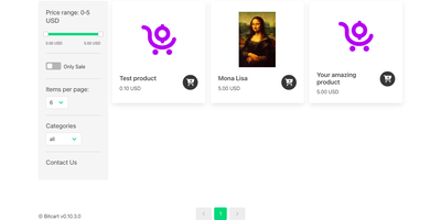 Bitcart screenshot thumbnail