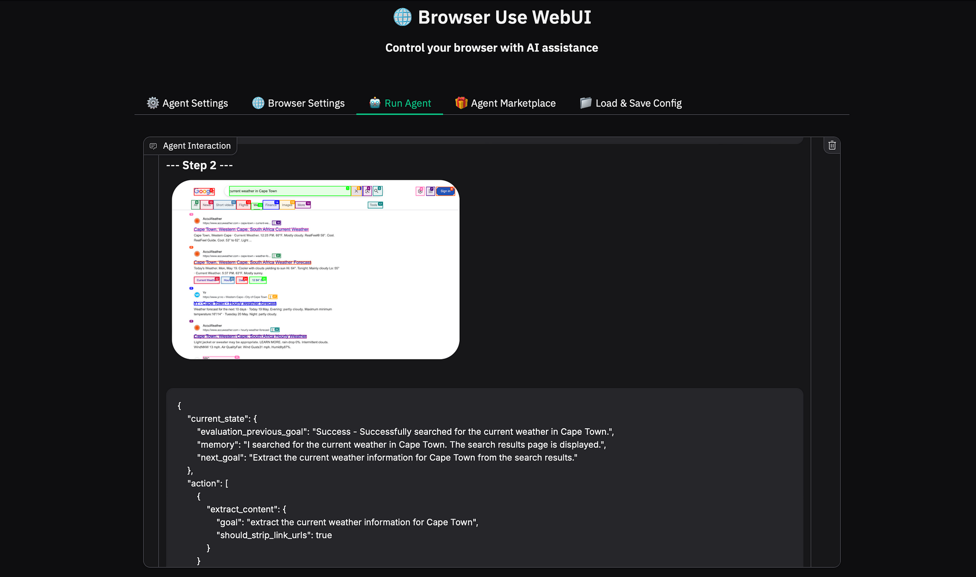 Browser Use WebUI