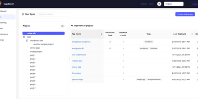 CapRover screenshot thumbnail