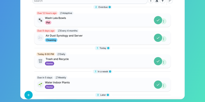 Donetick screenshot thumbnail