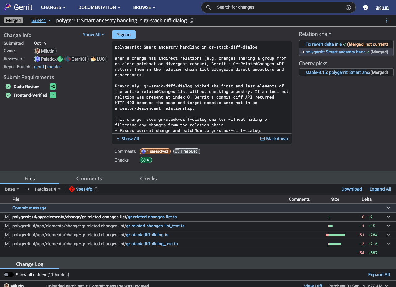 Gerrit Code Review
