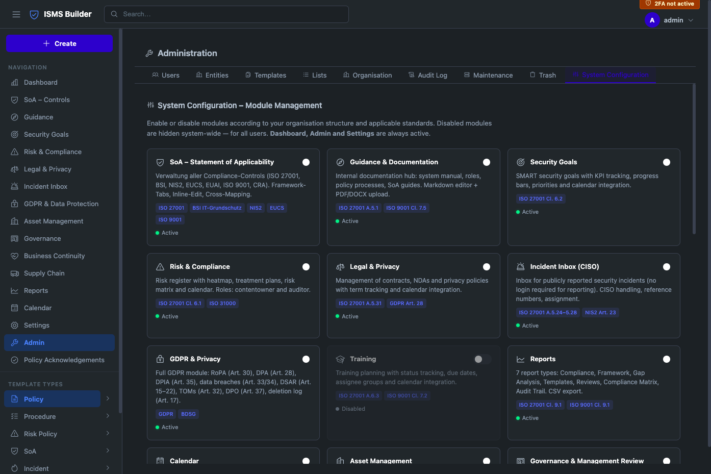ISMS Builder
