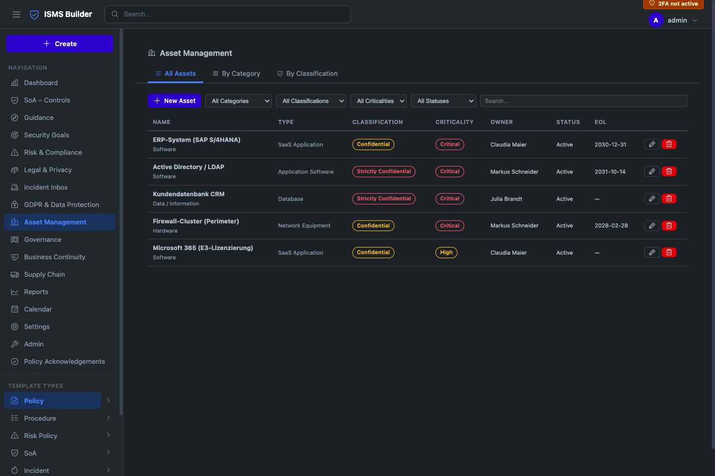 ISMS Builder