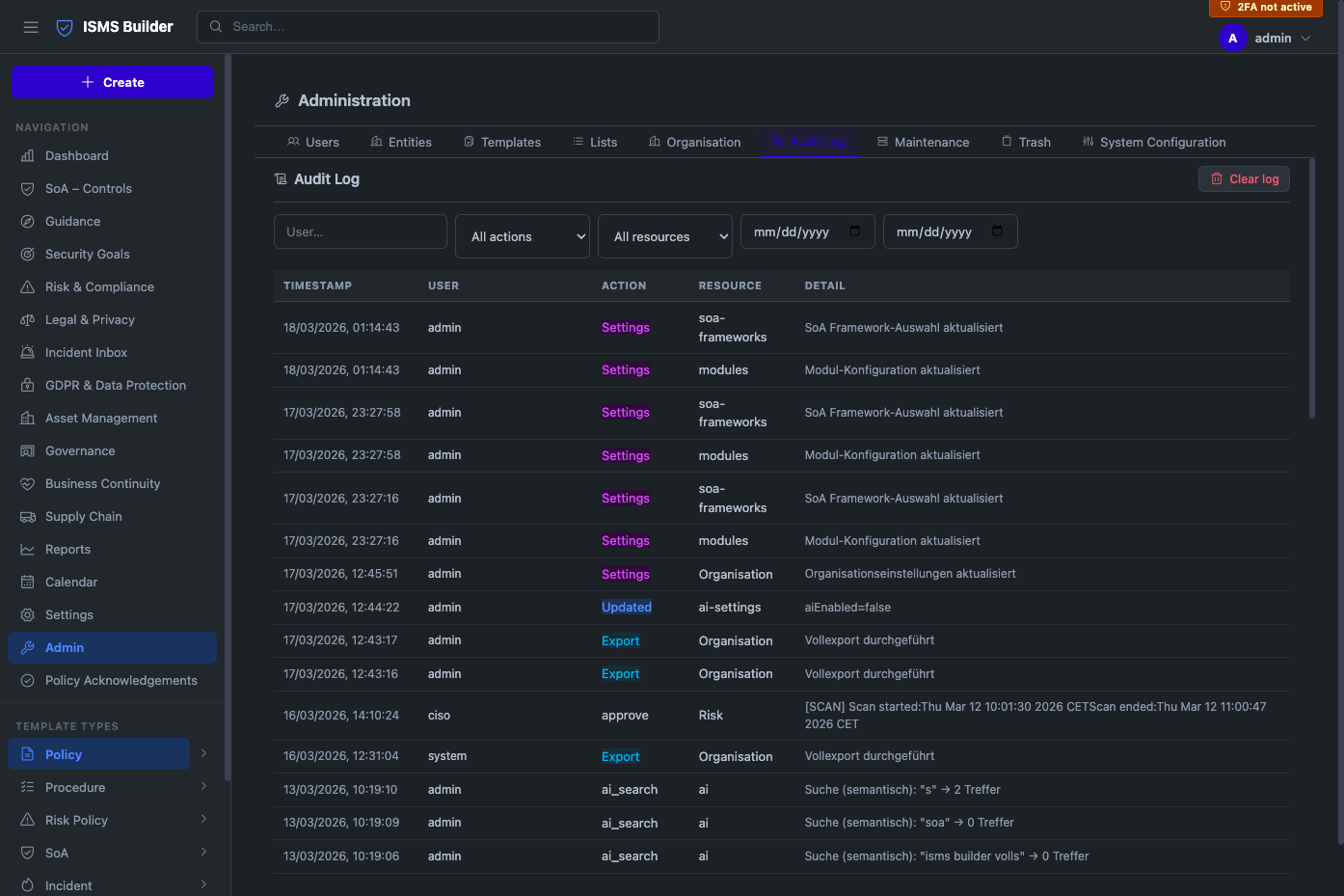 ISMS Builder