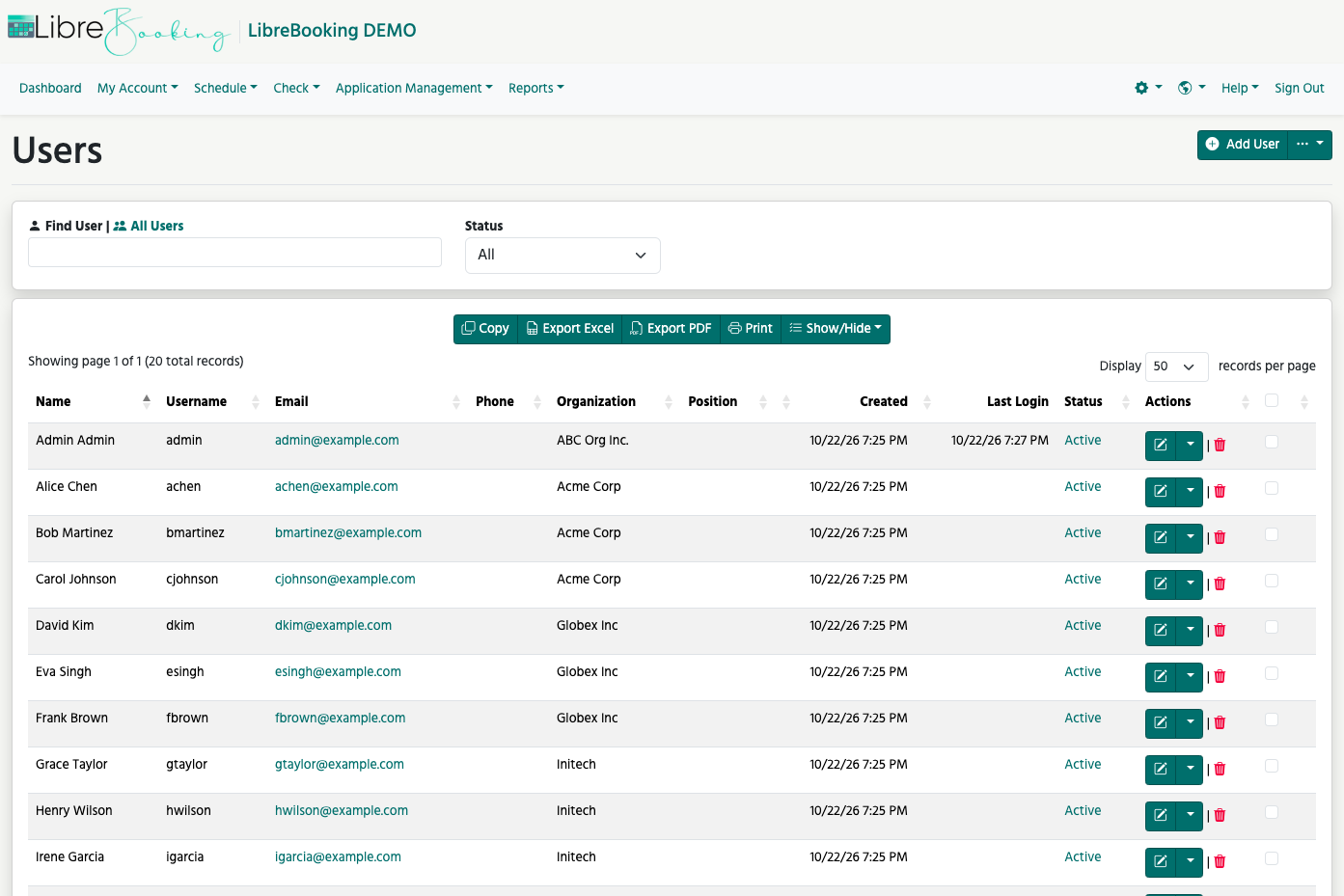 LibreBooking
