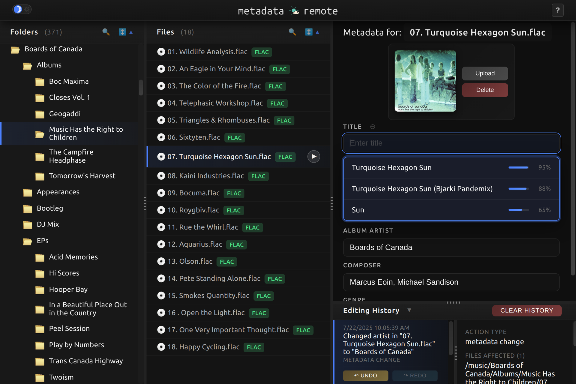 Metadata Remote