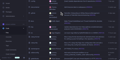 OneDev screenshot thumbnail