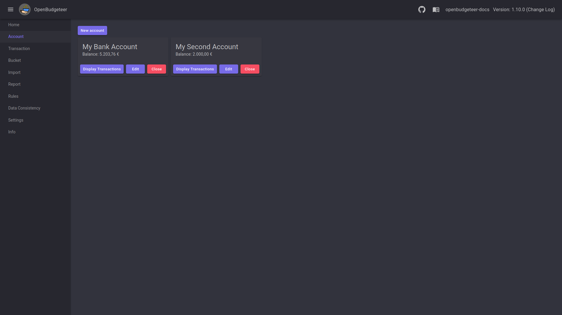 OpenBudgeteer
