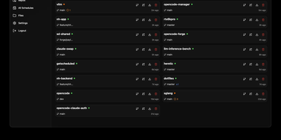 OpenCode Manager screenshot thumbnail