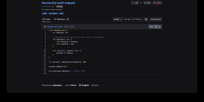Opengist screenshot thumbnail