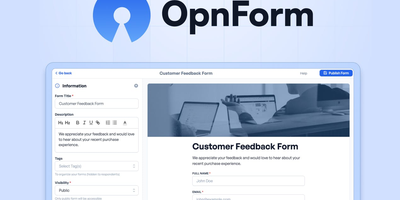 OpnForm screenshot thumbnail
