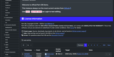 Part-DB screenshot thumbnail