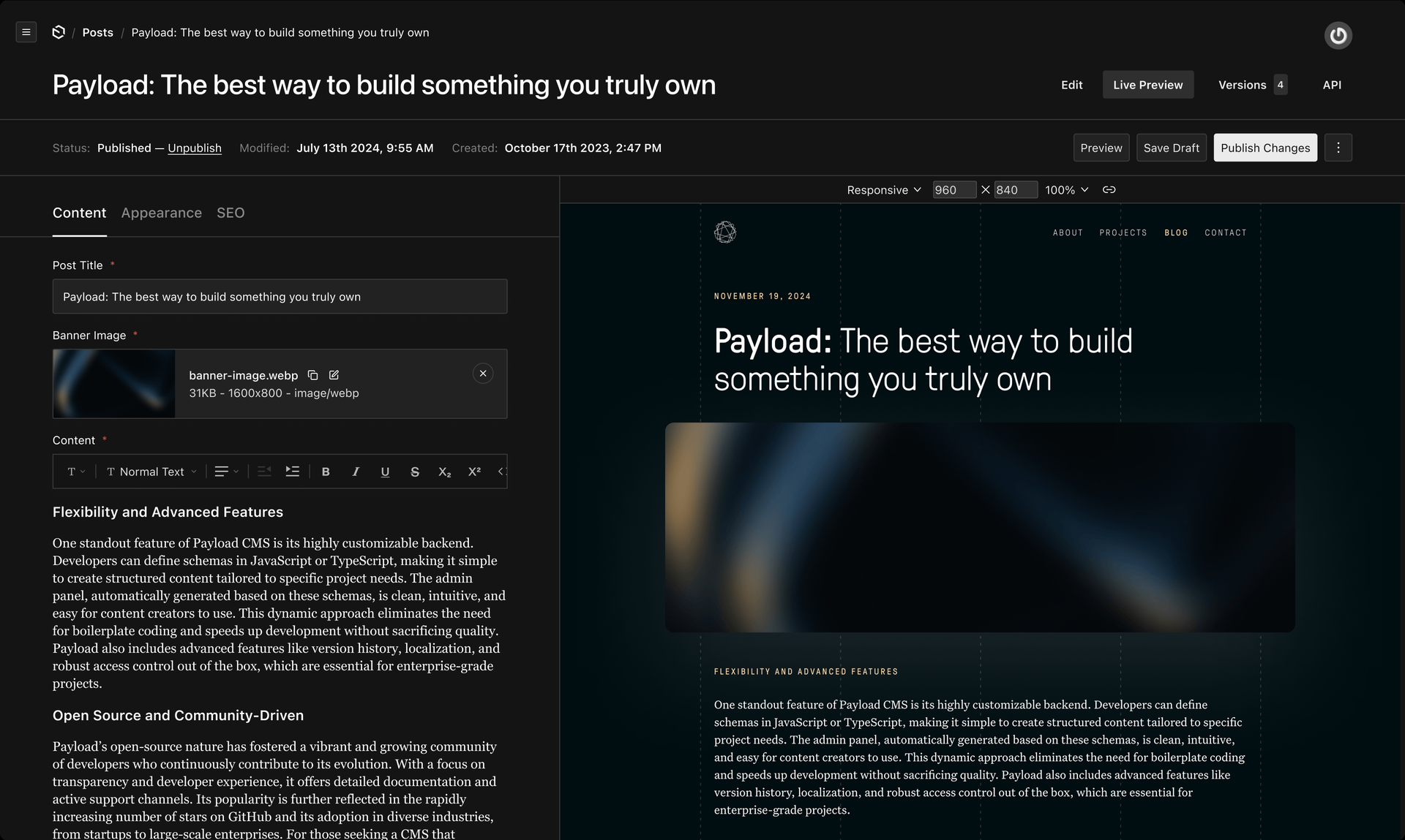 Payload CMS