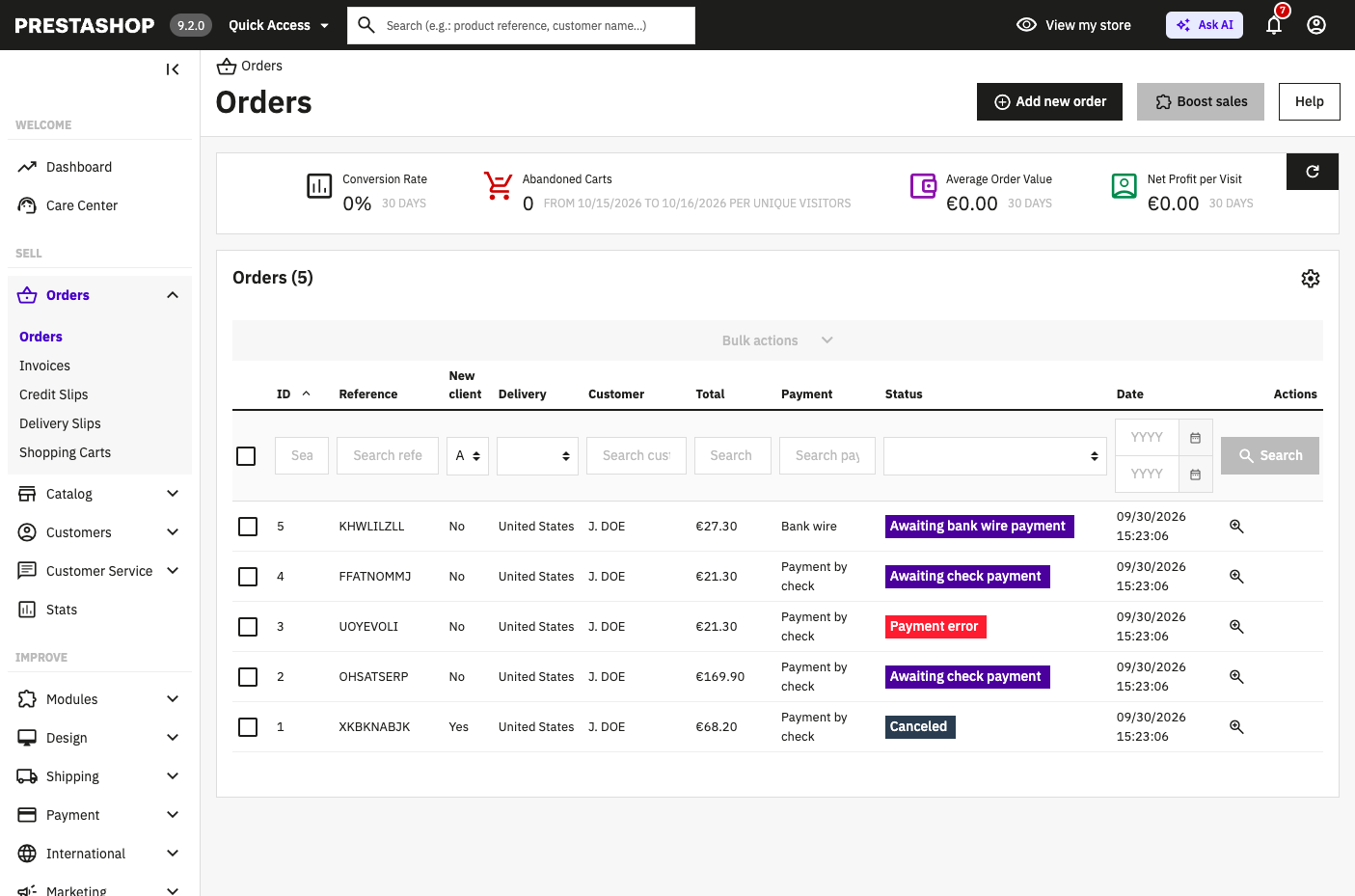 PrestaShop