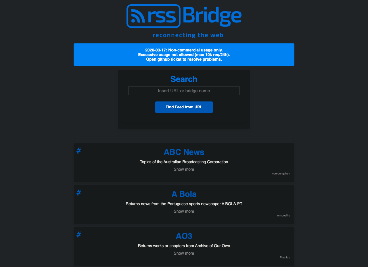 RSS-Bridge