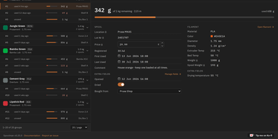 Spoolman screenshot thumbnail
