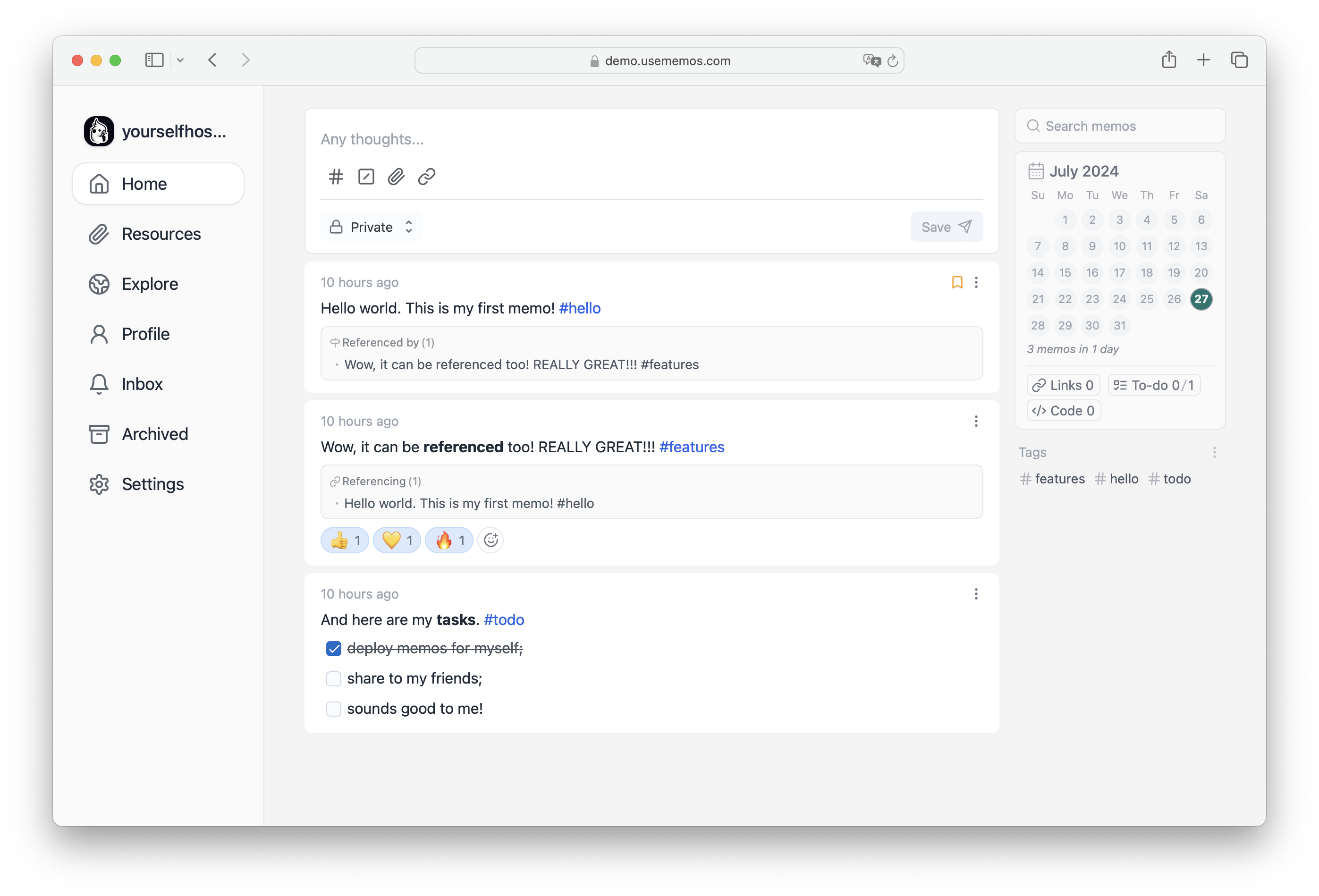 Usermemos