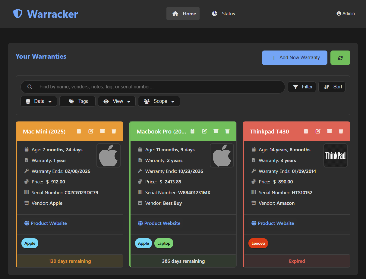 Warracker